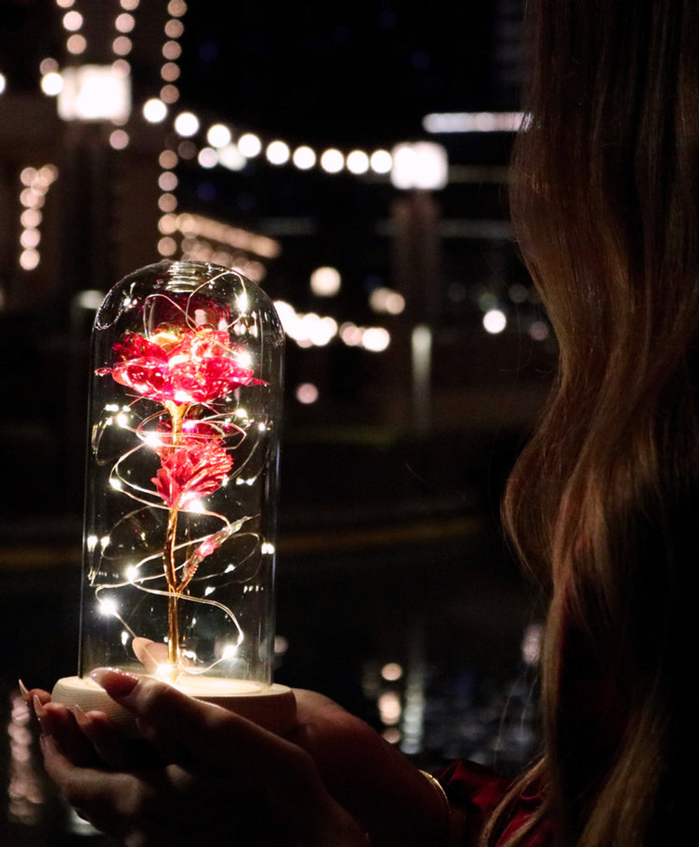 Enchanted Sparkly Rose